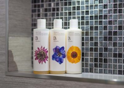 Bramley shower gel, shampoo, conditioner and soap