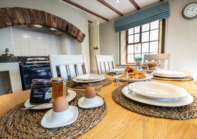 Riverside Cottage Dining Area with Aga