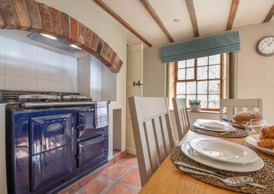 Riverside Cottage Dining Area with Aga